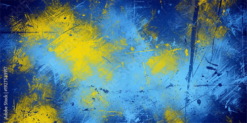 Abstract colorful grunge background featuring a textured vintage wall with aged paint and rough paper patterns on an antique canvas surface