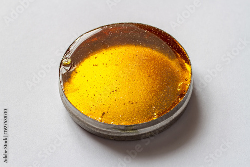 Obraz na plátně Close-up packaging of technical rosin for soldering