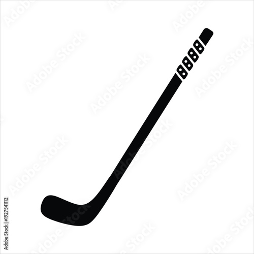 Hockey Stick Silhouette Sports Equipment Vector