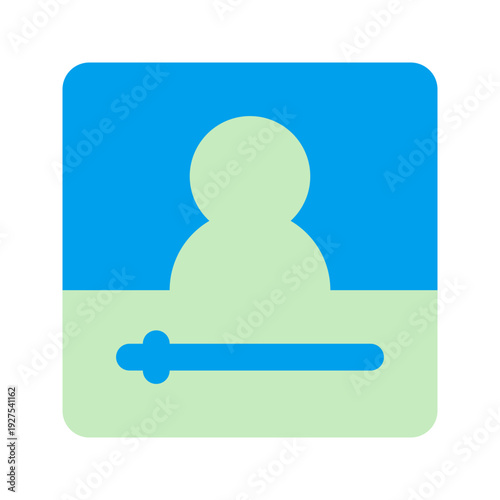 vlogger duo tone icon