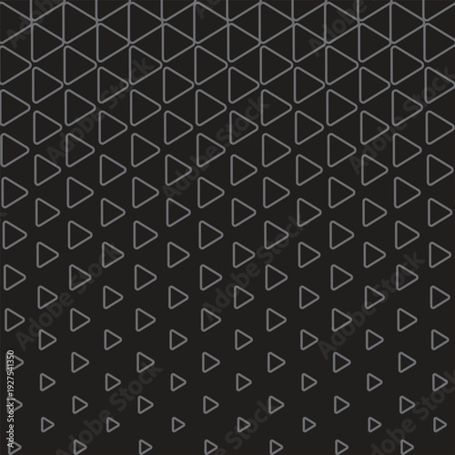 simple ornamental background, repeat geometric tiles, black and greay linear lattice. Abstract dark endless halftone texture. Design element for prints, decor, textile, cloth..