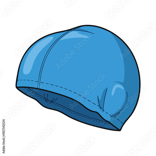 Bright Blue Sports Cap for Outdoor Activities and Casual Wear