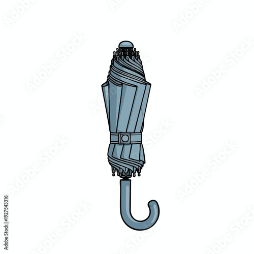 Modern Retractable Umbrella with Compact Storage Design for Travel and Outdoor Use