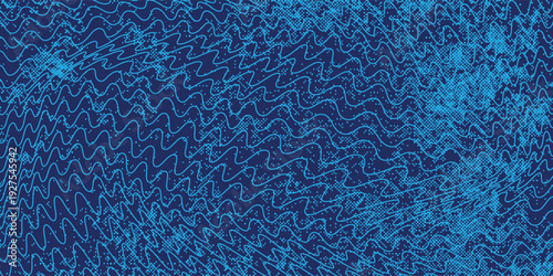 blue grunge texture for fishing nets pattern. vector