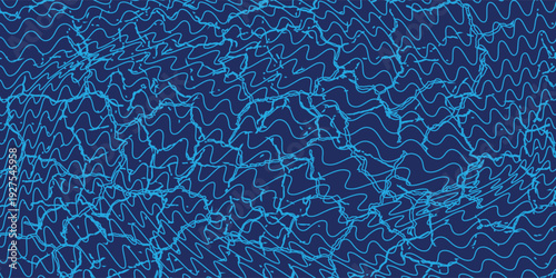 blue grunge texture for fishing nets pattern. vector