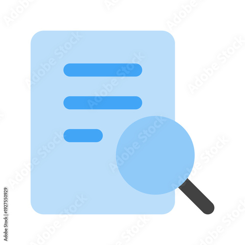 proofreading flat icon