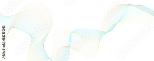 Abstract wave element for design. Digital frequency track equalizer. Stylized line art background. Abstract modern colorful wavy line business banner background