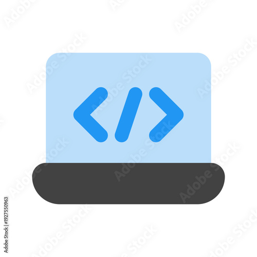 web development flat icon