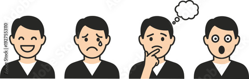 Vector illustration of female legs in black stockings and black shoes in a business office cartoon style