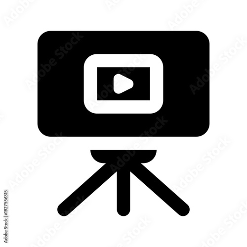 vlog glyph icon