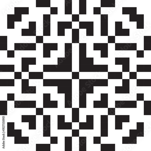 Hypnosis harmony pattern pixel art
