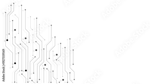 Vector network connection and global communication technology background Circuit board, Abstract modern digital science technology futuristic circuit board.