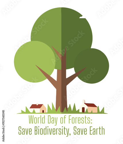 World Day of Forests Save Biodiversity, Save Earth