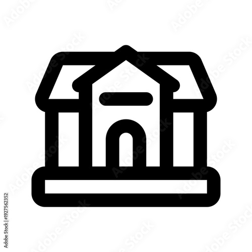 accommodation line icon