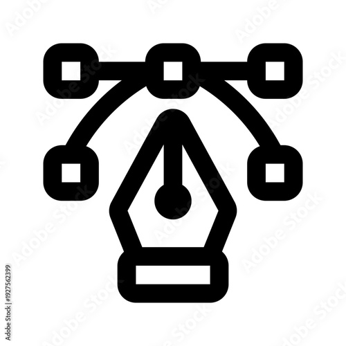 graphic design line icon