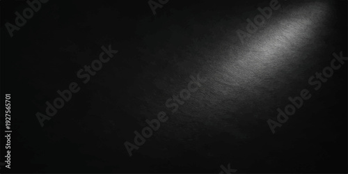 Vintage dark grunge concrete wall background with a rough gray stone texture and subtle light patterns on a blank dirty surface