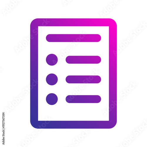 brief line gradient icon