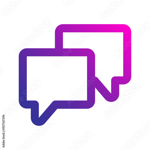 consultation line gradient icon