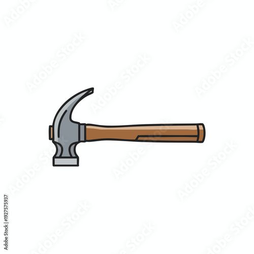 Simple Handheld Hammer for Construction and Craftwork