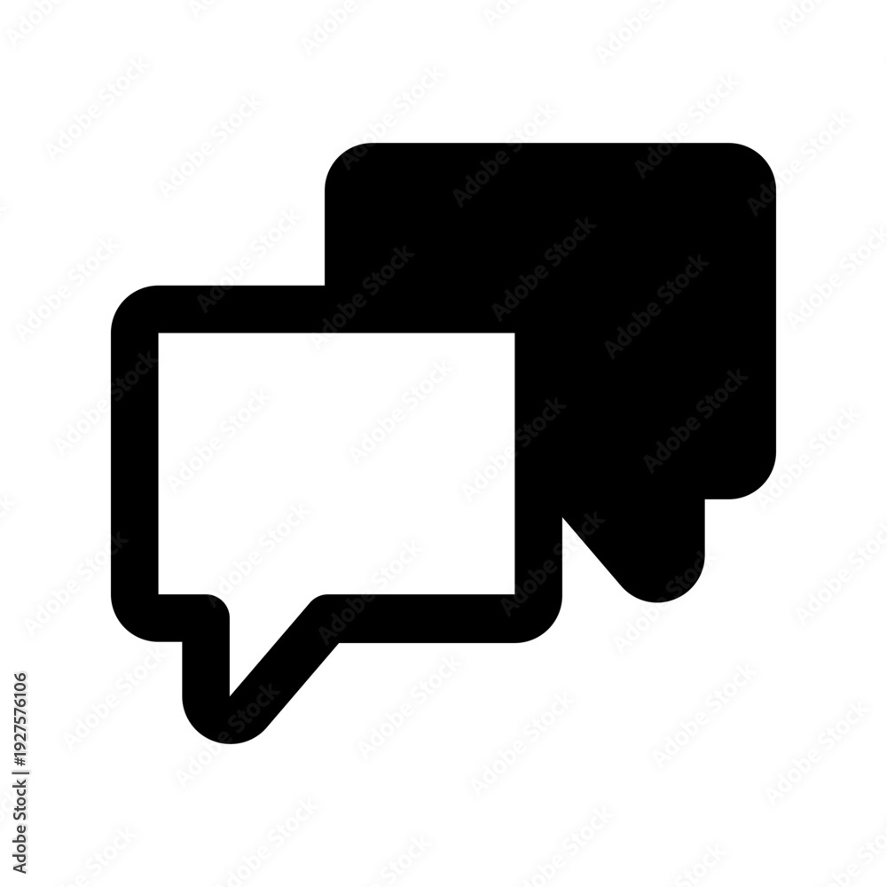 Fototapeta premium consultation solid line icon