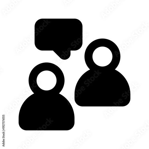 mentor solid line icon