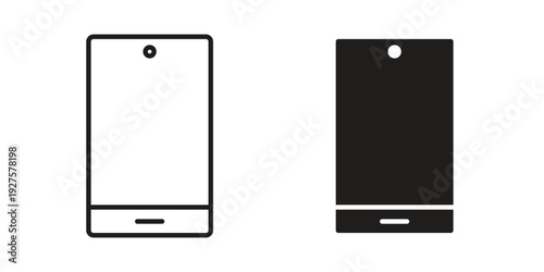 Smartphone icon vector. EPS 10 editable vector bundle