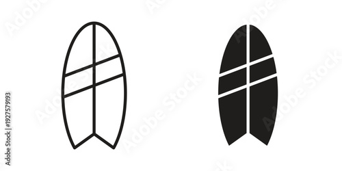 Surfing icon vector. EPS 10 editable vector bundle