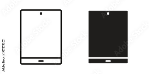 Tablet icon vector. EPS 10 editable vector bundle