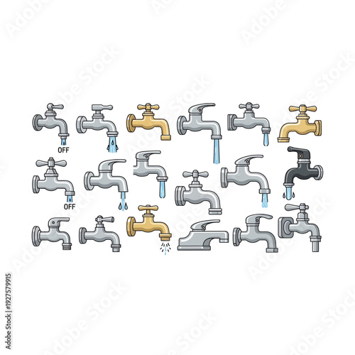 Professional Water Faucet and Tap Collection for Plumbing Design