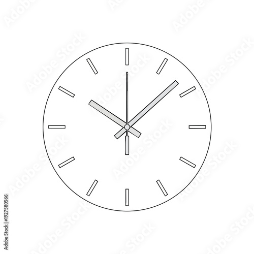 Modern Classic Wall Clock for Home or Office Decor