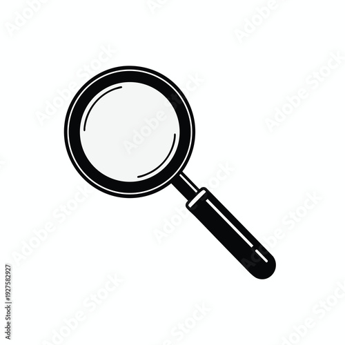 Close Up of a Magnifying Glass Symbolizing Search and Investigation