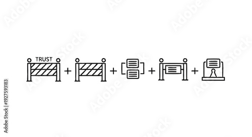 Conceptual Illustration of Building Trust and Communication Barriers.
