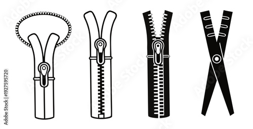 A variety of different types of screwdrivers and their unique shapes and sizes Vector
