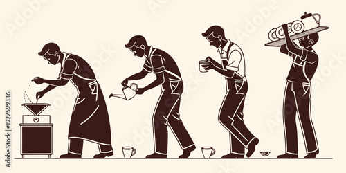 Evolution of human activities from ancient times to modern day Vector