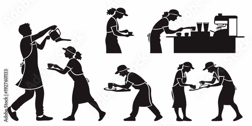 A diverse group of people engaging in various activities in a public space Vector