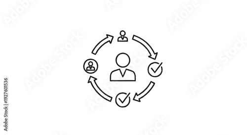 Customer journey mapping and process flow visualization.