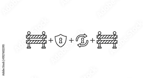 Conceptual illustration of security and renewal process.
