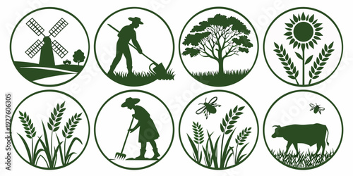 A collection of various ancient and modern artifacts from different cultures and time periods Vector