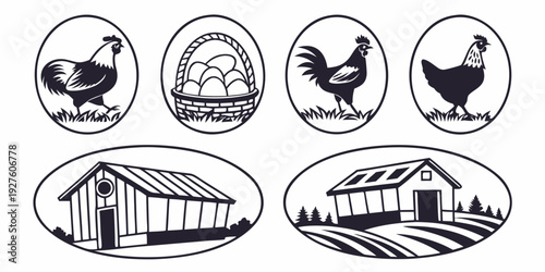 A collection of diverse symbols representing various organizations and institutions Vector