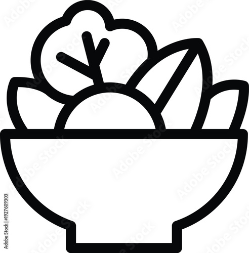 Food and drink web icons in line style. Meal, restaurant, dishes, fruits, fastfood, burger, pizza, coffee, sandwich, collection. Vector illustration.