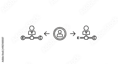 Conceptual Illustration of Interpersonal Connection and Communication.