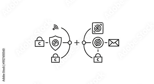 Cybersecurity and Digital Security Concepts Illustrated.