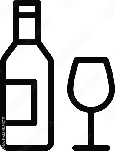 Food and drink web icons in line style. Meal, restaurant, dishes, fruits, fastfood, burger, pizza, coffee, sandwich, collection. Vector illustration.