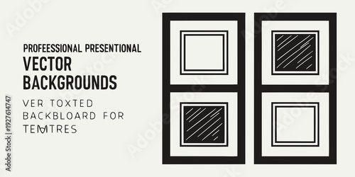 Professional presentation backgrounds for powerpoint and google slides Vector