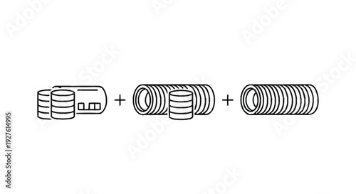 Conceptual illustration of money and tires representing automotive costs.