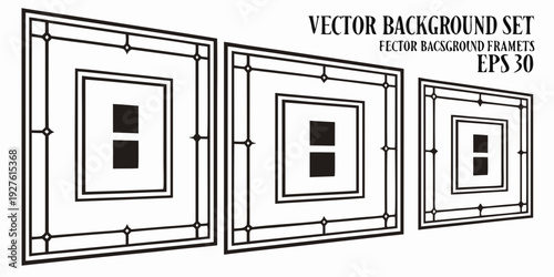 A visual representation of the concept of recursion in computer science. Vector