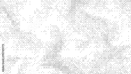 Halftone pattern with small black dots on white background for graphic design  texture effect