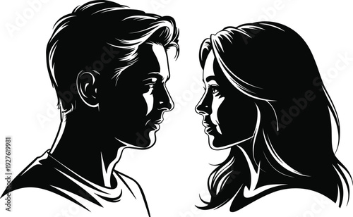 Advanced Artificial Intelligence Concept with Glowing Digital Neural Network and Human Brain Silhouette for Future Technology Data Processing and Cybersecurity Connection Background