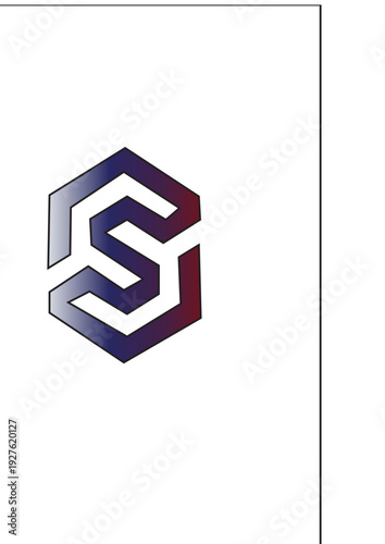 Modern Logo Design with Gradient Colors and Geometric Shapes