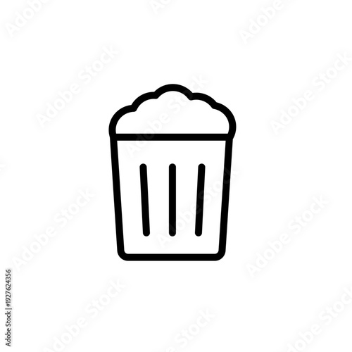 Food and drink web icons in line style. Meal, restaurant, dishes, fruits, fastfood, burger, pizza, coffee, sandwich, collection. Vector illustration.